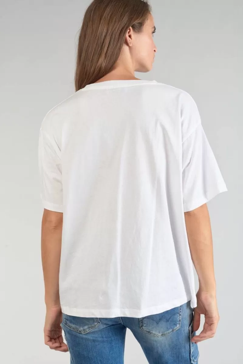 tshirt_moona_blanc_imprime_3.webp Le Temps des Cerises T-Shirts & Débardeurs-T-Shirt Moona Blanc Imprime Ice Cream