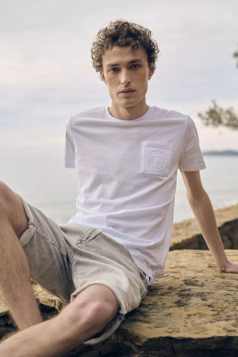 Le Temps des Cerises T-Shirts & Polos-T-Shirt Paia Blanc White