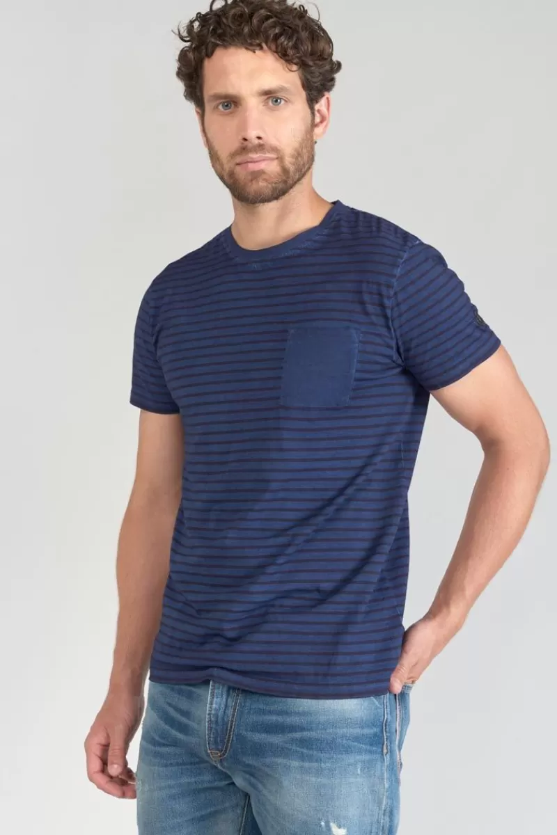 Le Temps des Cerises T-Shirts & Polos-T-Shirt Rable A Rayures Peacoat