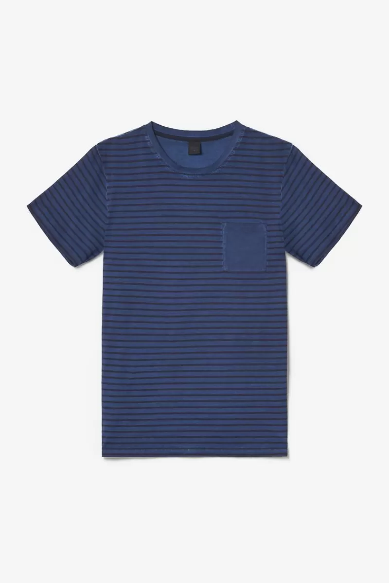 tshirt_rable_a_rayures_6.webp Le Temps des Cerises T-Shirts & Polos-T-Shirt Rable A Rayures Peacoat