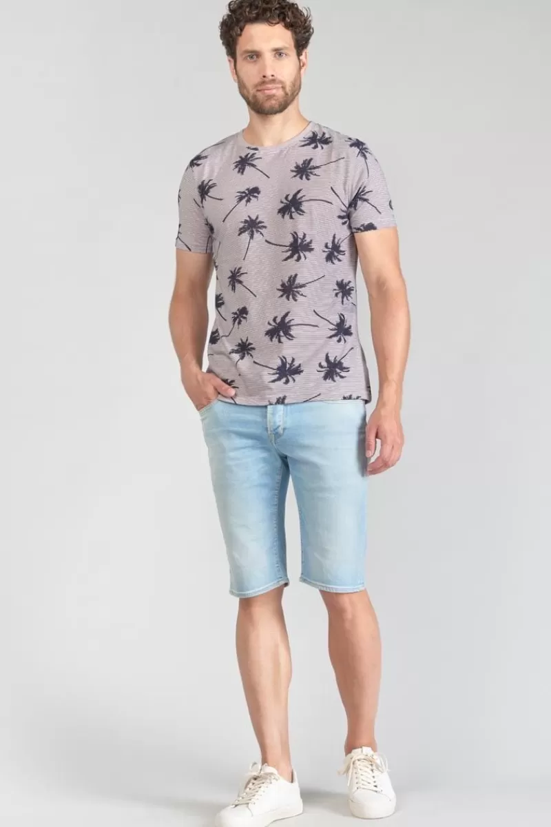 tshirt_robles_a_motif_palmier_5.webp Le Temps des Cerises T-Shirts & Polos-T-Shirt Robles A Motif Palmier Shadow