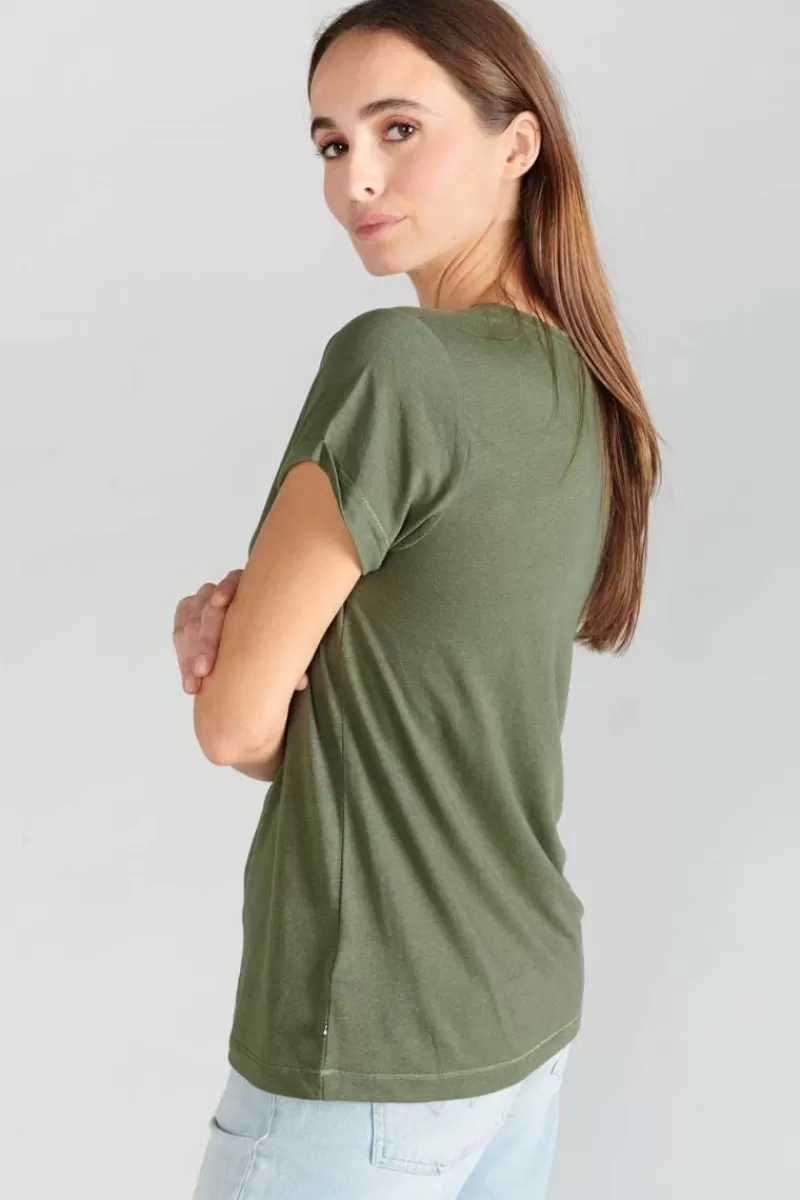 tshirt_smallvtrame_kaki_3.webp Le Temps des Cerises T-Shirts & Débardeurs-T-Shirt Smallvtrame Kaki Lizard