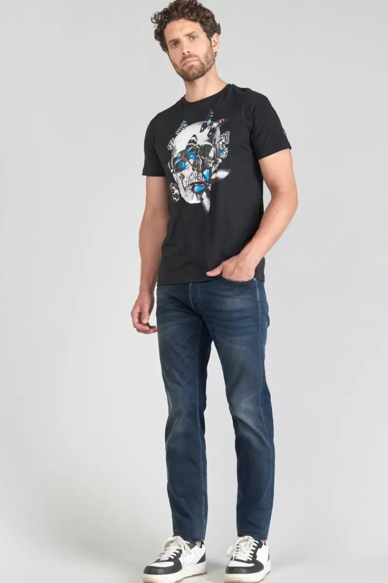 tshirt_usma_noir_imprime_6.webp Le Temps des Cerises T-Shirts & Polos-T-Shirt Usma Noir Imprime Black