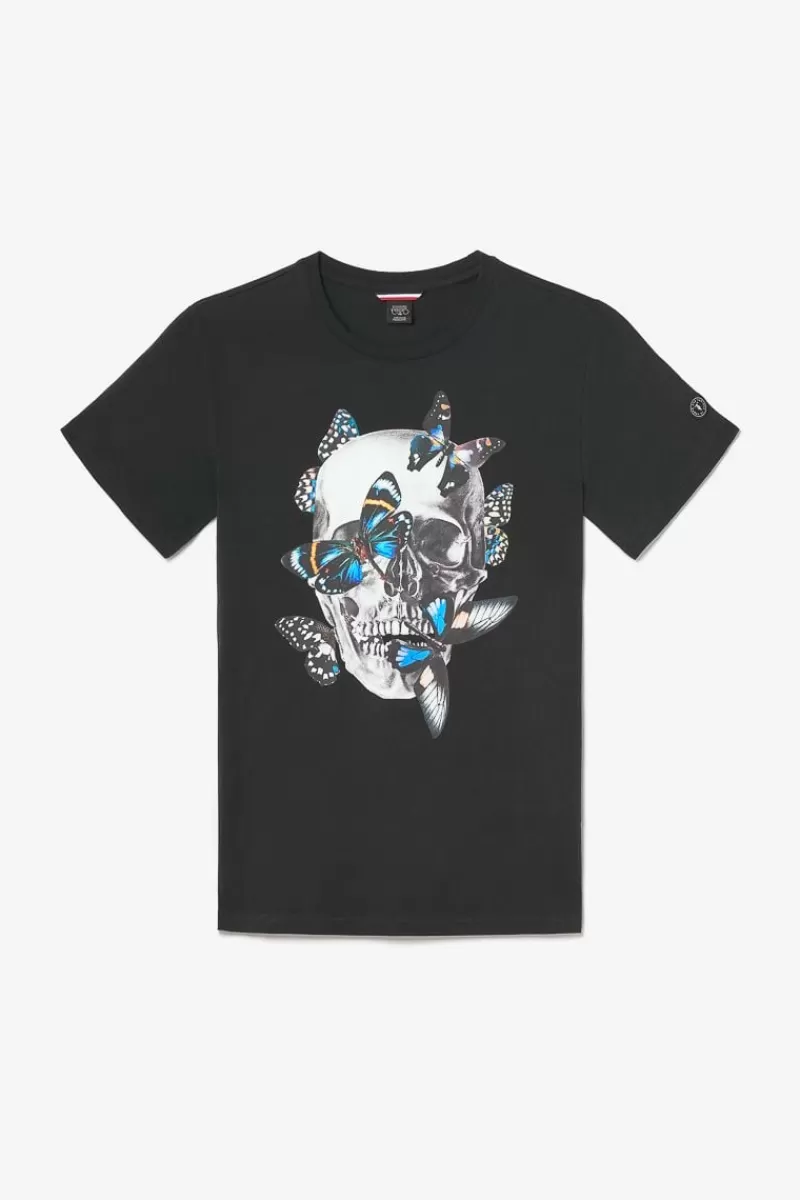 tshirt_usma_noir_imprime_7.webp Le Temps des Cerises T-Shirts & Polos-T-Shirt Usma Noir Imprime Black