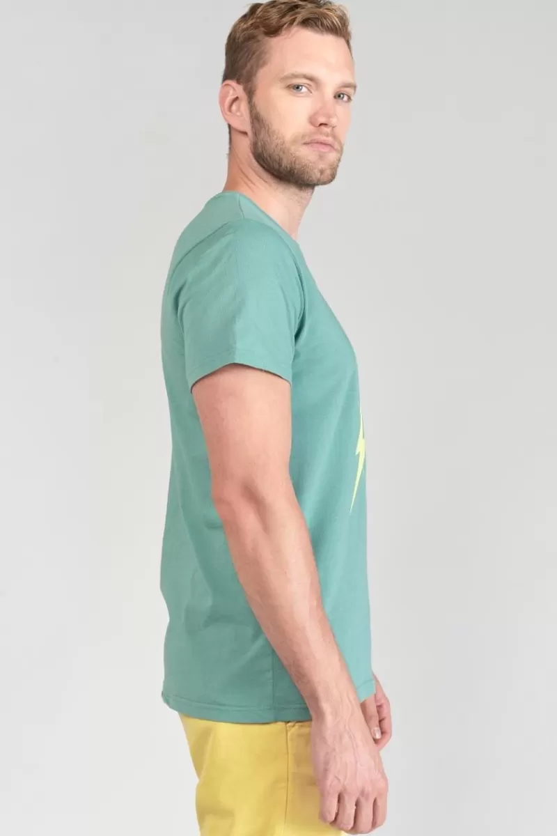 tshirt_witek_vert_deau_4.webp Le Temps des Cerises T-Shirts & Polos-T-Shirt Witek Vert D'Eau Oil