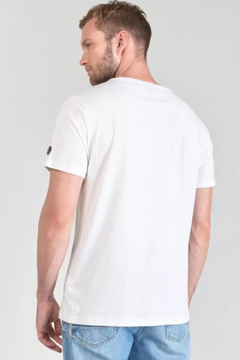 tshirt_yair_blanc_imprime_3.webp Le Temps des Cerises T-Shirts & Polos-T-Shirt Yair Blanc Imprime White