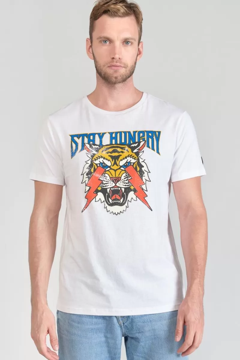 tshirt_yair_blanc_imprime_4.webp Le Temps des Cerises T-Shirts & Polos-T-Shirt Yair Blanc Imprime White