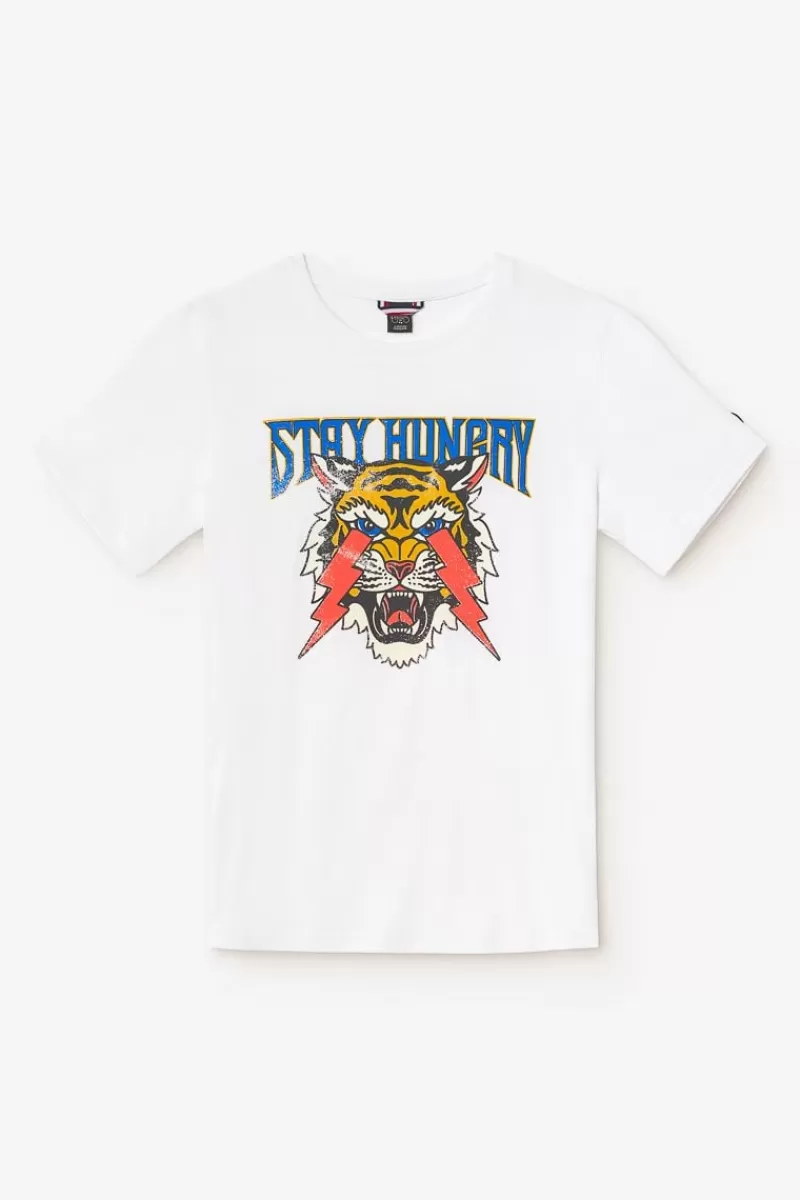 tshirt_yair_blanc_imprime_8.webp Le Temps des Cerises T-Shirts & Polos-T-Shirt Yair Blanc Imprime White