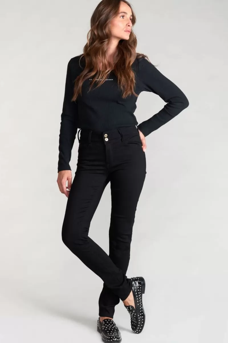 ultra_pulp_slim_taille_haute_jeans_noir_n_6.webp Le Temps des Cerises Coupe Slim-Ultra Pulp Slim Taille Haute Jeans Noir N°0 Black