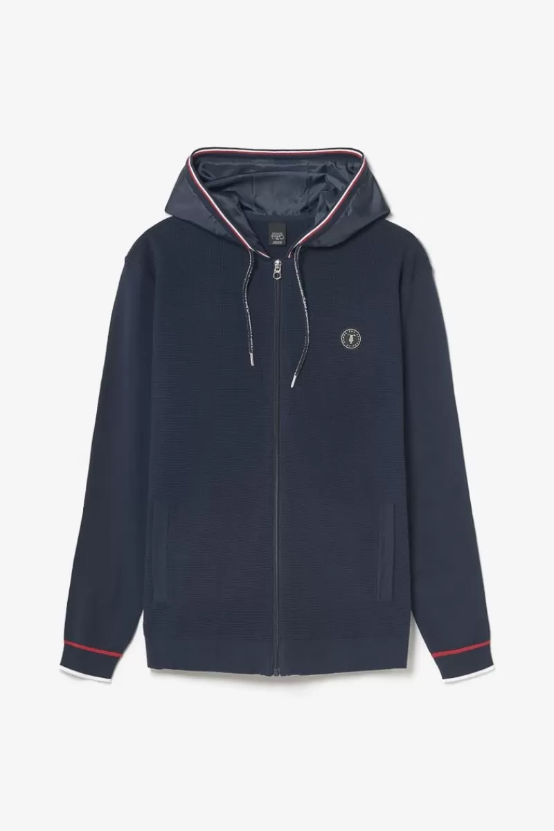 veste_bimatiere_mistre_bleu_marine_7.webp Le Temps des Cerises Pulls & Cardigans-Veste Bi-Matiere Mistre Bleu Marine Peacoat