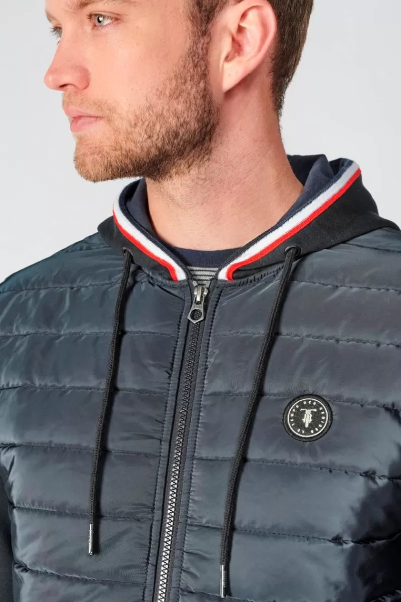 veste_bimatiere_thol_bleu_marine_4.webp Le Temps des Cerises Vestes & Manteaux-Veste Bi-Matiere Thol Bleu Marine Galaxy