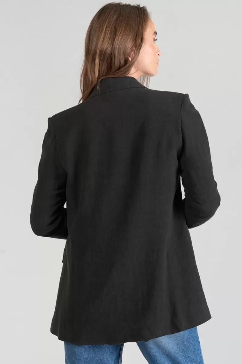 veste_blazer_bek_noire_4.webp Le Temps des Cerises Vestes & Blousons-Veste Blazer Bek Noire Black