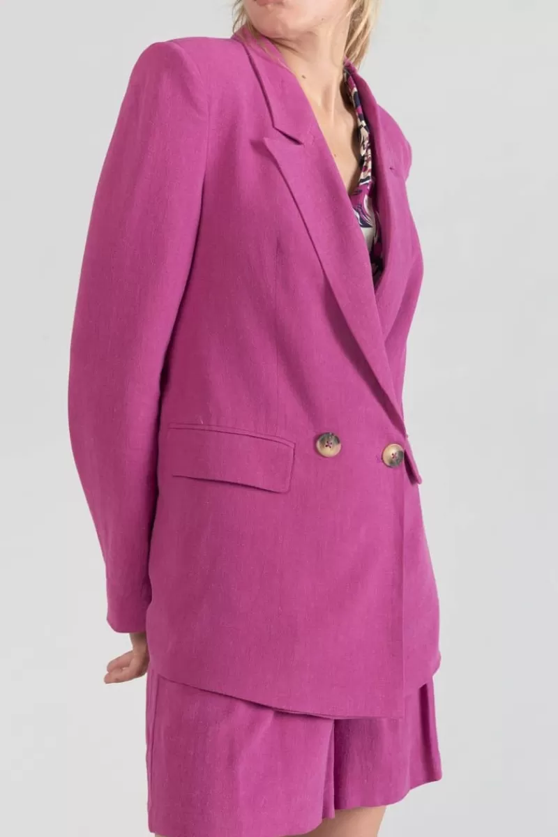 veste_blazer_bek_violine_3.webp Le Temps des Cerises Vestes & Blousons-Veste Blazer Bek Violine Aster