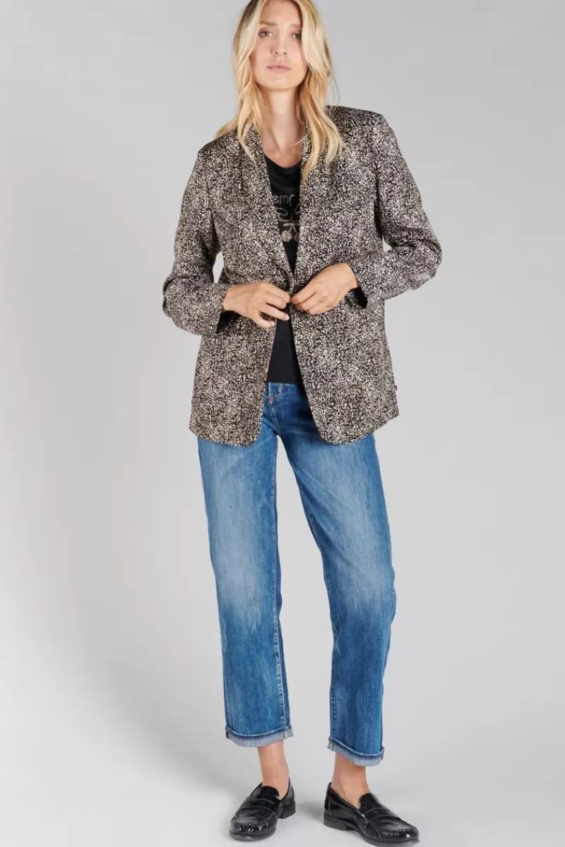 veste_blazer_talhia_noir_a_motif_4.webp Le Temps des Cerises Vestes & Blousons-Veste Blazer Talhia Noir A Motif Black