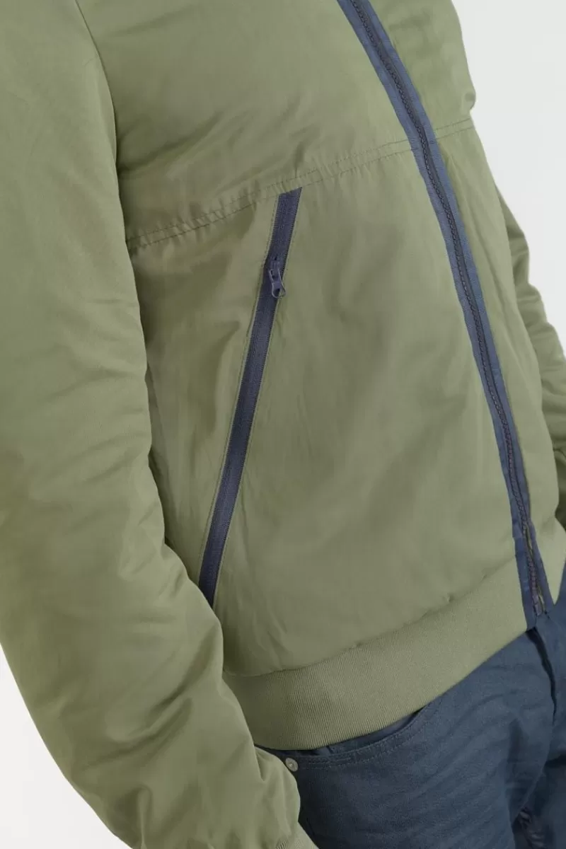 veste_domb_kaki_4.webp Le Temps des Cerises Vestes & Manteaux-Veste Domb Kaki Leaf