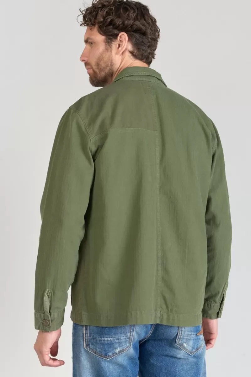 veste_morgiou_kaki_vert_3.webp Le Temps des Cerises Vestes & Manteaux-Veste Morgiou Kaki Vert Khaki