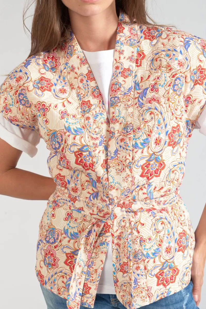 veste_sans_manches_kerman_a_motif_cachemire_5.webp Le Temps des Cerises Vestes & Blousons-Veste Sans Manches Kerman A Motif Cachemire Pomelo