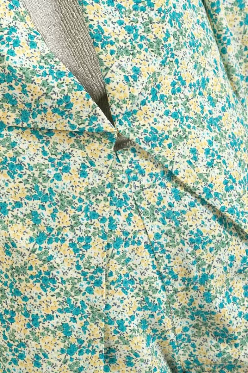 veste_tasha_a_motif_fleuri_vert_et_bleu_4.webp Le Temps des Cerises Vestes & Blousons-Veste Tasha A Motif Fleuri Vert Et Bleu Liberty Blue