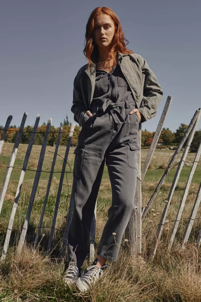 veste_unisexe_militarie_kaki_4.webp Le Temps des Cerises Vestes & Blousons-Veste Unisexe Militarie Kaki Khaki