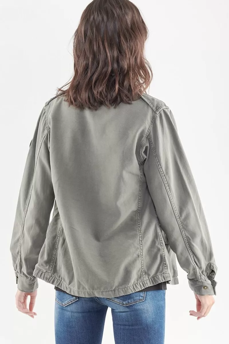 veste_unisexe_militarie_kaki_5.webp Le Temps des Cerises Vestes & Blousons-Veste Unisexe Militarie Kaki Khaki