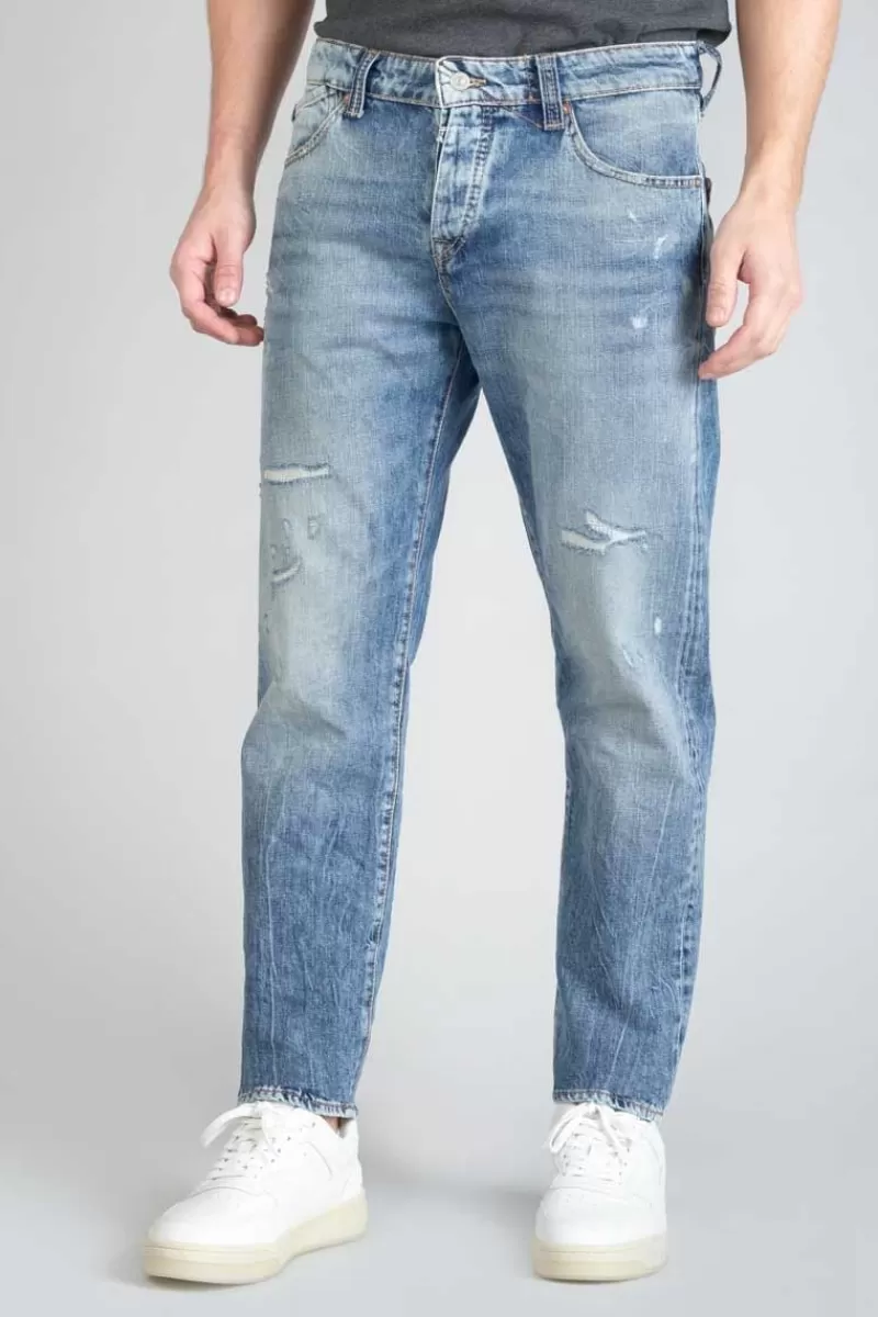 Le Temps des Cerises Coupe Regular Confort-Vintage 700/20 Regular Jeans Destroy Bleu N°4 Blue