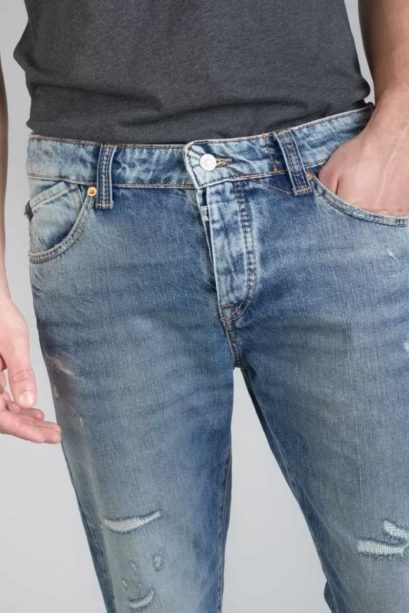 Le Temps des Cerises Coupe Regular Confort-Vintage 700/20 Regular Jeans Destroy Bleu N°4 Blue