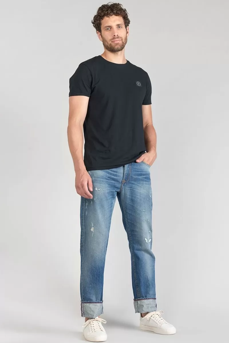 Le Temps des Cerises Coupe Regular Confort-Vintage 700/20 Regular Jeans Destroy Vintage Bleu N°3 Blue
