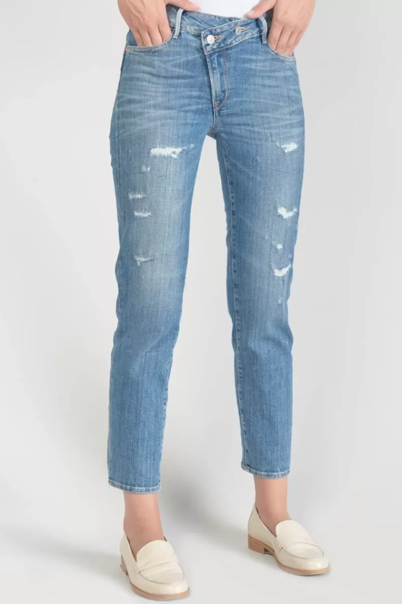 zep_pulp_regular_taille_haute_eme_jeans_destroy_bleu_n_2-1.webp Le Temps des Cerises Coupe Regular-Zep Pulp Regular Taille Haute 7/8Eme Jeans Destroy Bleu N°4 Blue