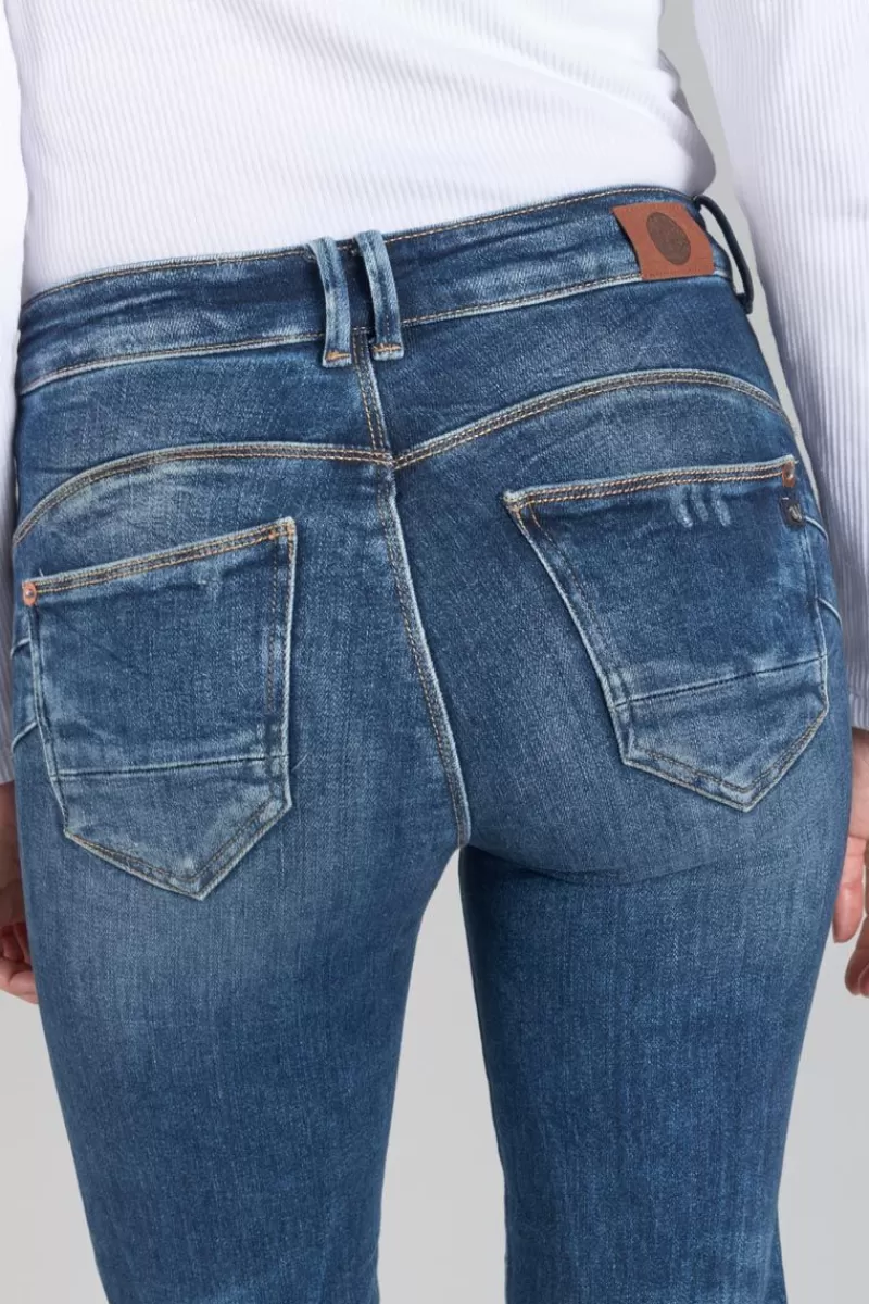 zep_pulp_regular_taille_haute_eme_jeans_destroy_bleu_n_3.webp Le Temps des Cerises Coupe Regular-Zep Pulp Regular Taille Haute 7/8Eme Jeans Destroy Bleu N°2 Blue