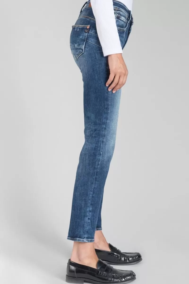 zep_pulp_regular_taille_haute_eme_jeans_destroy_bleu_n_4.webp Le Temps des Cerises Coupe Regular-Zep Pulp Regular Taille Haute 7/8Eme Jeans Destroy Bleu N°2 Blue