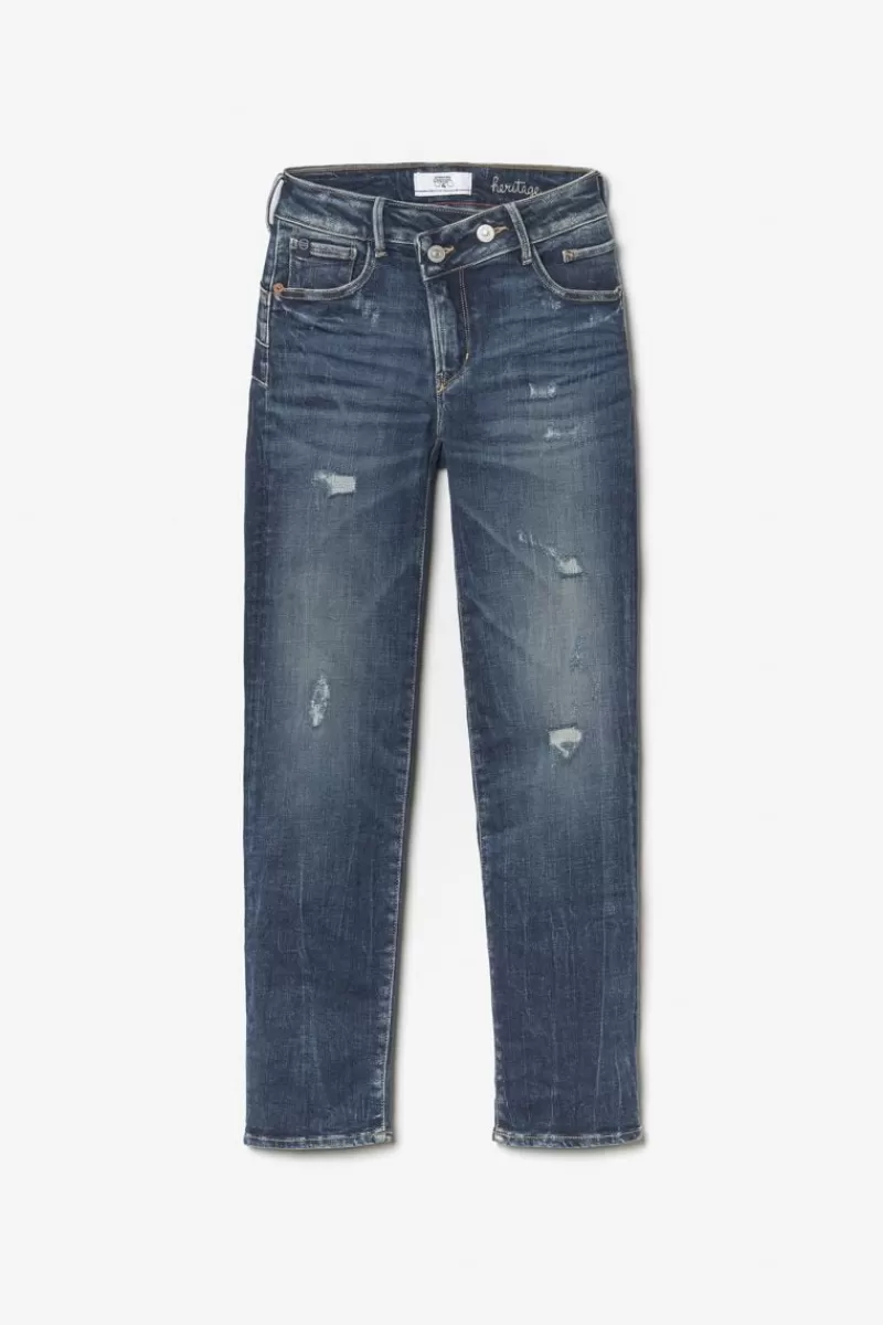 zep_pulp_regular_taille_haute_eme_jeans_destroy_bleu_n_6.webp Le Temps des Cerises Coupe Regular-Zep Pulp Regular Taille Haute 7/8Eme Jeans Destroy Bleu N°2 Blue